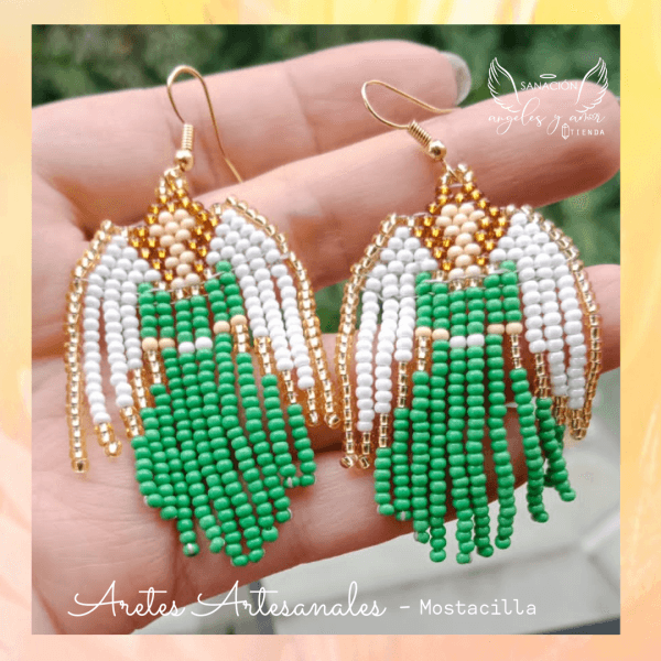 Aretes Mostacilla - Artesanales