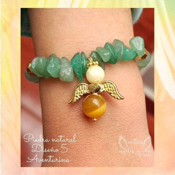 Pulsera en piedra natural personalizada - Imagen 6