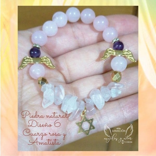 Pulsera en piedra natural personalizada - Imagen 5