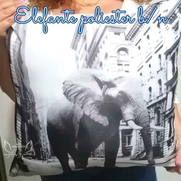 Cojín elefante poliéster - Imagen 5