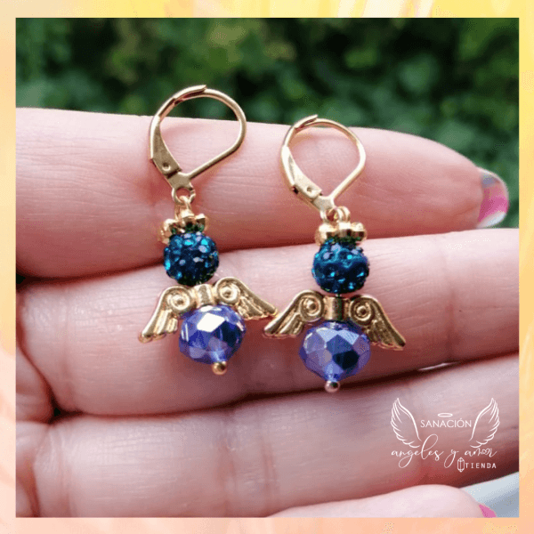 Aretes angelitos en murano 👼 - Imagen 4