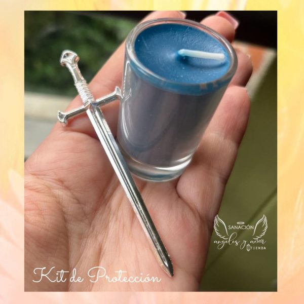 Kit de Protección, Espada con baño de plata.