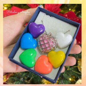 Kit 7 Arcángeles llamador de Ángel corazón.