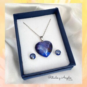 Kit Corazón con Topos. Piedra natural