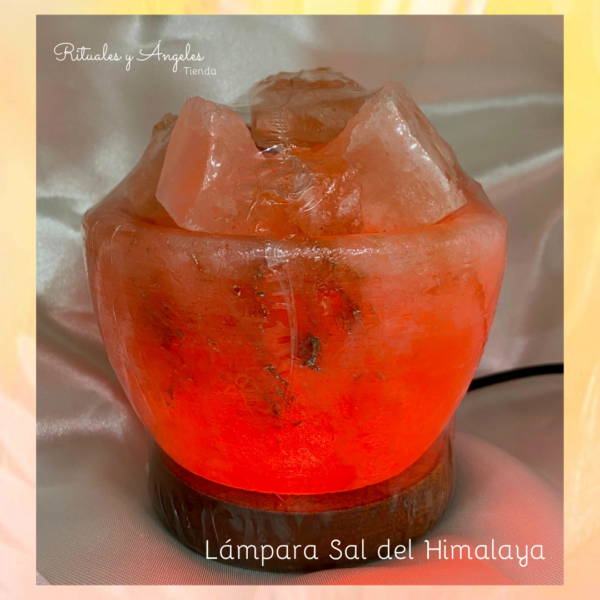 Lámpara de sal del Himalaya