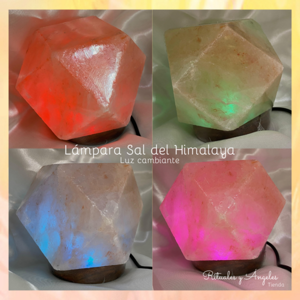 Lámpara de sal del Himalaya - Imagen 3