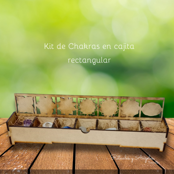 Kit de chakras en cajita rectangular - Imagen 2