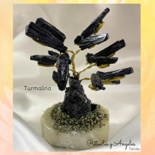 Árbol de la Vida bonsái con cuarzos - Imagen 2