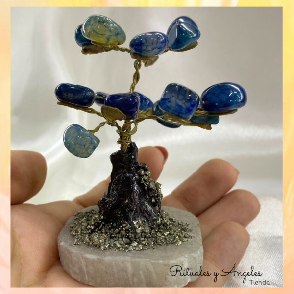 Árbol de la Vida bonsái con cuarzos - Imagen 3