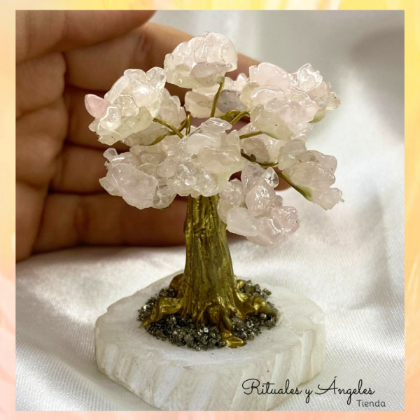 Árbol de la Vida bonsái con cuarzos - Imagen 7