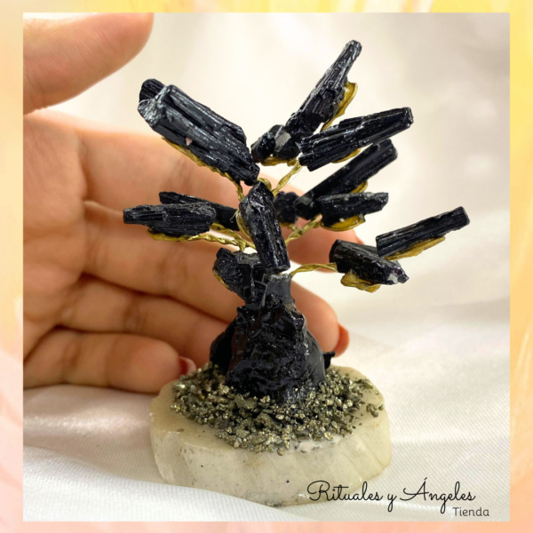 Árbol de la Vida bonsái con cuarzos - Imagen 5