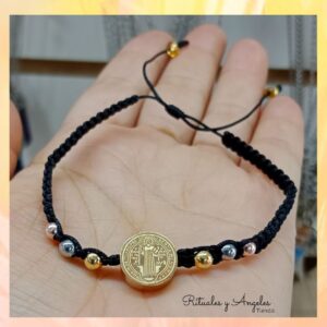 Pulsera San Benito, macramé.