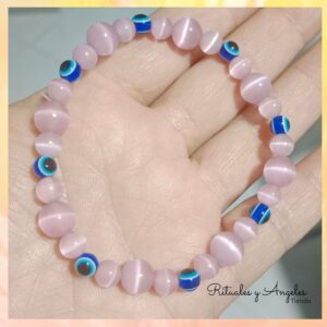 Pulsera ojo turco, piedra ojos de gato