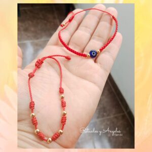 Pulsera 7 nudos o de ojo turco