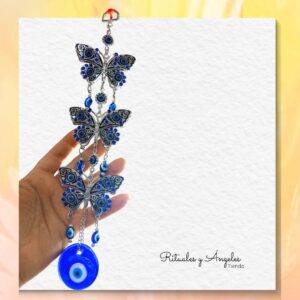 Móvil ojo turco. Campanitas. Elefante