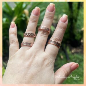 Anillo Argolla (ajustable) de cobre