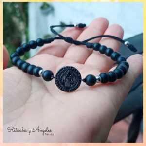 Pulsera San Benito, ónix mate