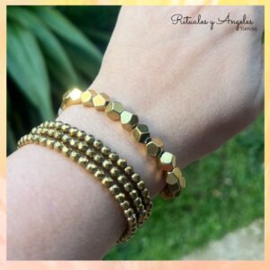 Pulsera Pirita, Gruesa o Delgada (x 3)